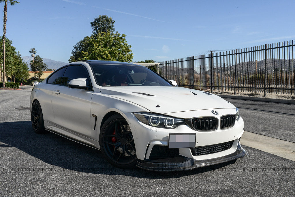 BMW F32 F33 F36 4 Series M Sport Carbon Fiber Front Lip