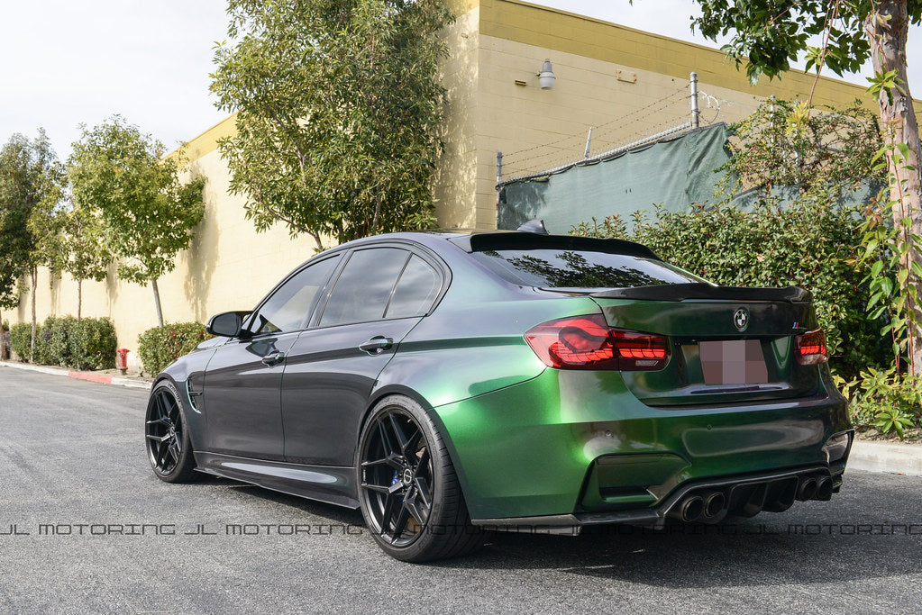 BMW F80 M3 F30 3 Series M4 Style Carbon Fiber Trunk Spoiler