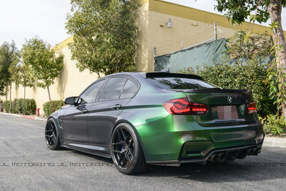 BMW F80 M3 F30 3 Series M4 Style Carbon Fiber Trunk Spoiler