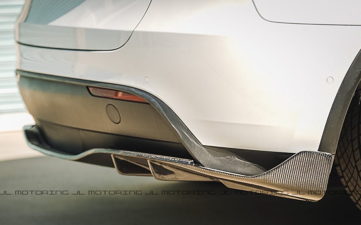 Tesla Model Y Carbon Fiber Rear Diffuser
