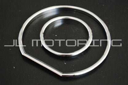 BMW M3 STYLE Chrome Cluster Gauge Dial Rings - E36 - JL Motoring