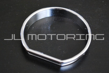 BMW E46 M3 STYLE Chrome Cluster Gauge Dial Rings - E46 - JL Motoring