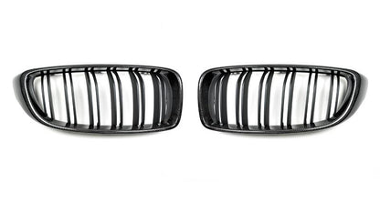 BMW F32 F33 F36 4 Series Carbon Fiber Front Grilles