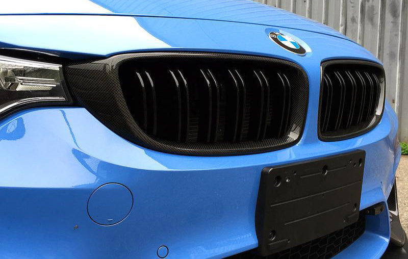 BMW F80 M3 F82 F83 M4 Carbon Fiber Front Grilles