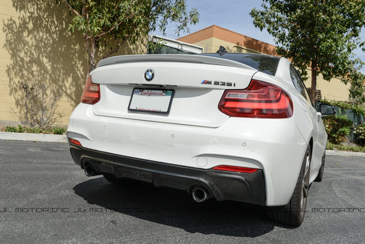 BMW F22 2 Series M Sport M235 Carbon Fiber Rear Diffuser