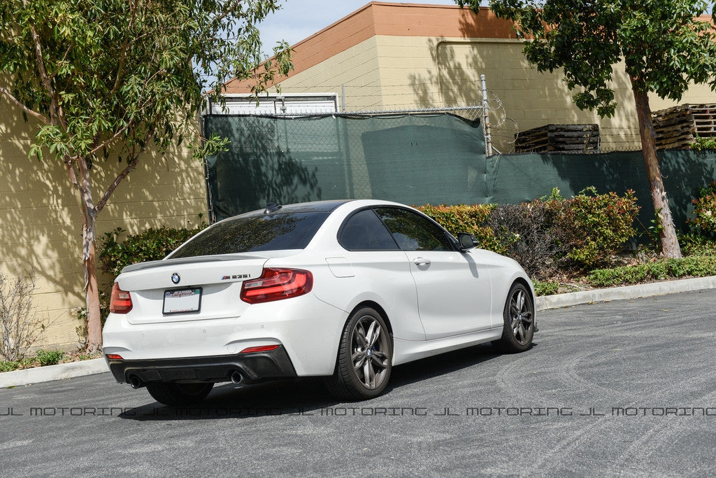 BMW F22 2 Series M Sport M235 Carbon Fiber Rear Diffuser
