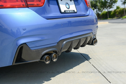BMW F32 F33 F36 Performance Carbon Fiber Rear Diffuser