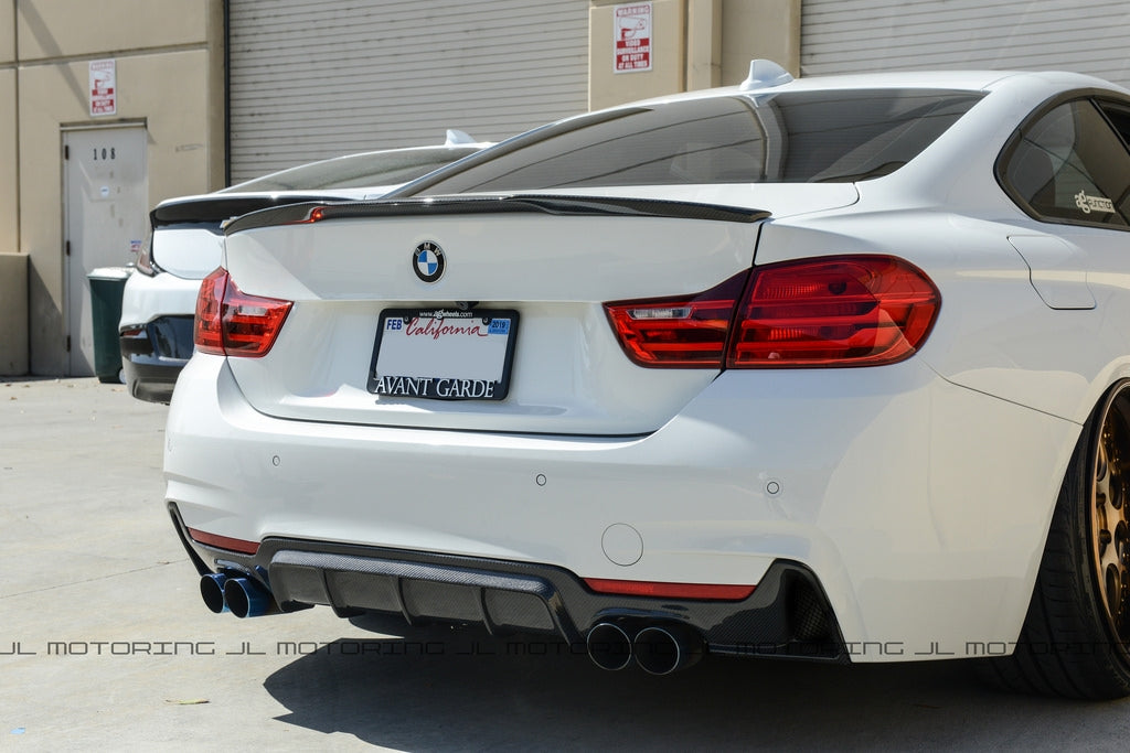BMW F32 F33 F36 Performance Carbon Fiber Rear Diffuser