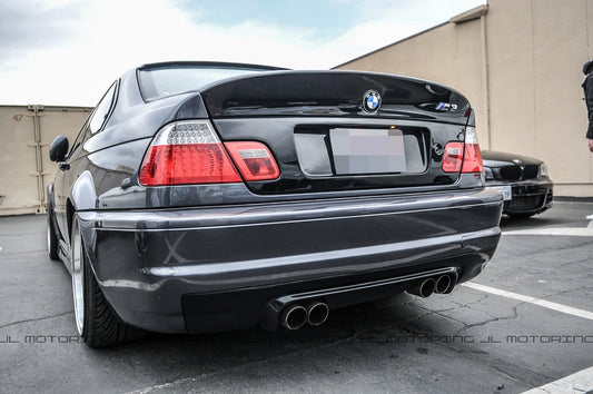 BMW E46 M3 CSL Style Carbon Fiber Rear Diffuser