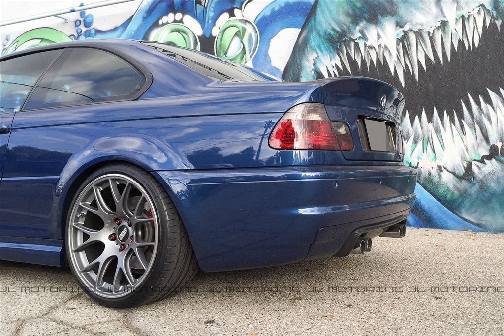 BMW E46 M3 CSL Style Carbon Fiber Rear Diffuser