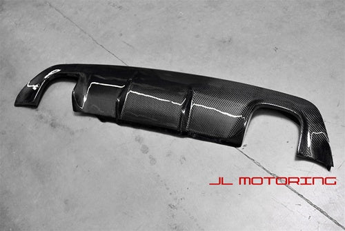 BMW E60 5 Series M Sport Carbon Fiber Rear Diffuser Quad - JL Motoring