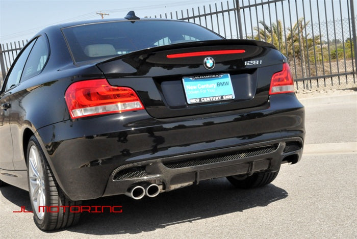 BMW E82 E88 M Sport Performance Carbon Fiber Rear Diffuser - JL Motoring
