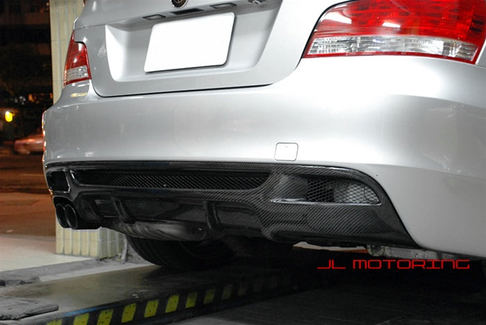BMW E82 E88 M Sport Performance Carbon Fiber Rear Diffuser - JL Motoring