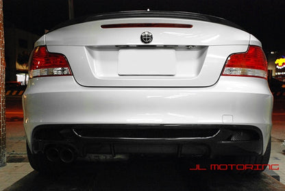 BMW E82 E88 M Sport Performance Carbon Fiber Rear Diffuser - JL Motoring