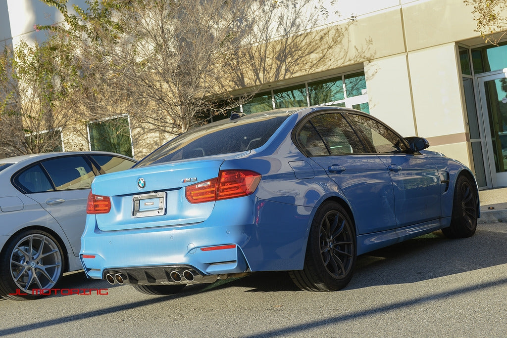 BMW F80 F82 F83 M3 M4 Carbon Fiber Rear Diffuser - JL Motoring