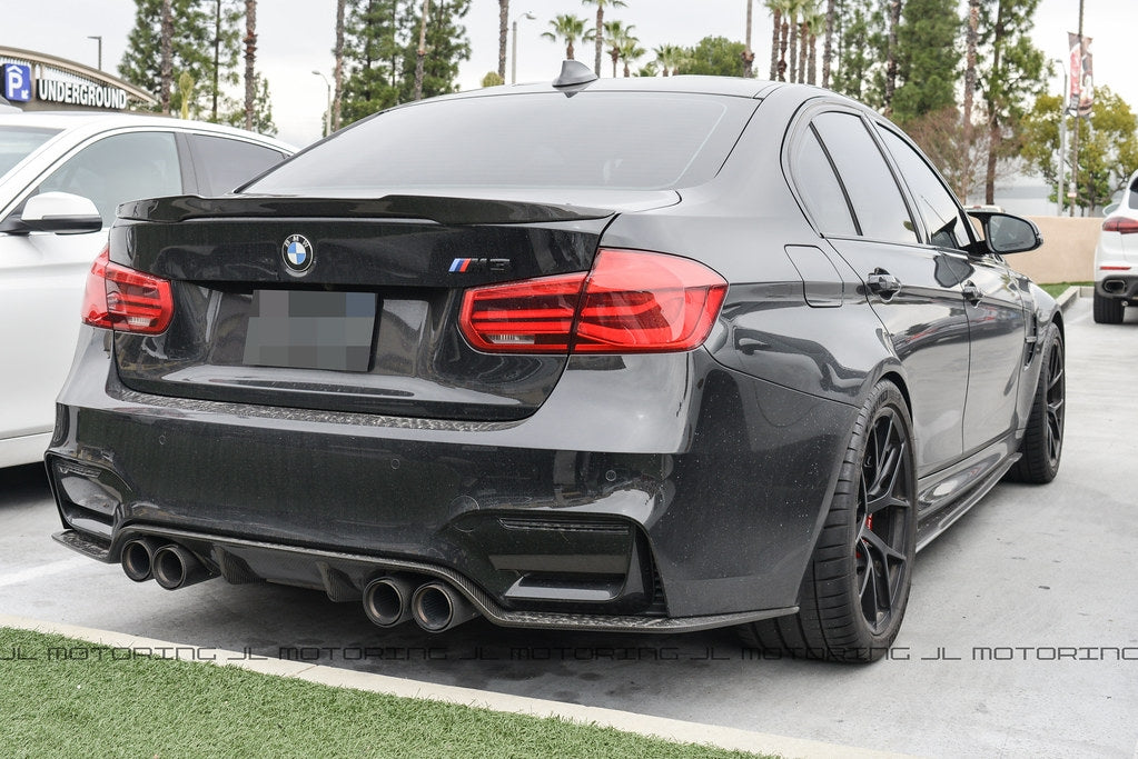 BMW F80 F82 F83 M3 M4 3D Carbon Fiber Rear Diffuser