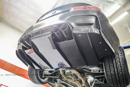 BMW F80 F82 F83 M3 M4 Varis Style Carbon Fiber Rear Diffuser