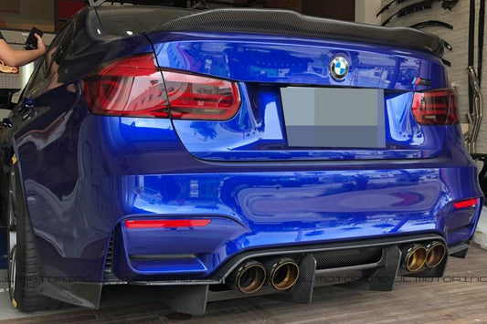 BMW F80 F82 F83 M3 M4 GTX Carbon Fiber Rear Diffuser