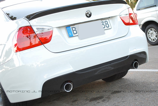 BMW Carbon Fiber Rear Diffuser - E90 3 Series M-Tech - JL Motoring