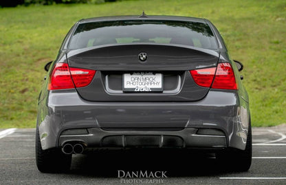 BMW E90 3 Series M Sport Performance Style Carbon Fiber Rear Diffuser