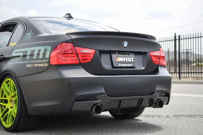 BMW E90 3 Series M Sport Performance Style Carbon Fiber Rear Diffuser