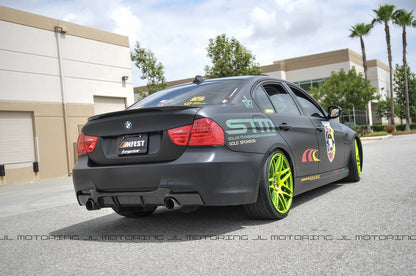 BMW E90 3 Series M Sport Performance Style Carbon Fiber Rear Diffuser