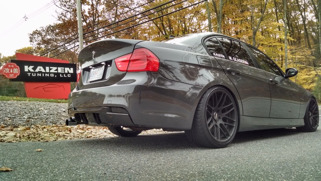 BMW E90 3 Series M Tech Performance Style Carbon Fiber Rear Diffuser