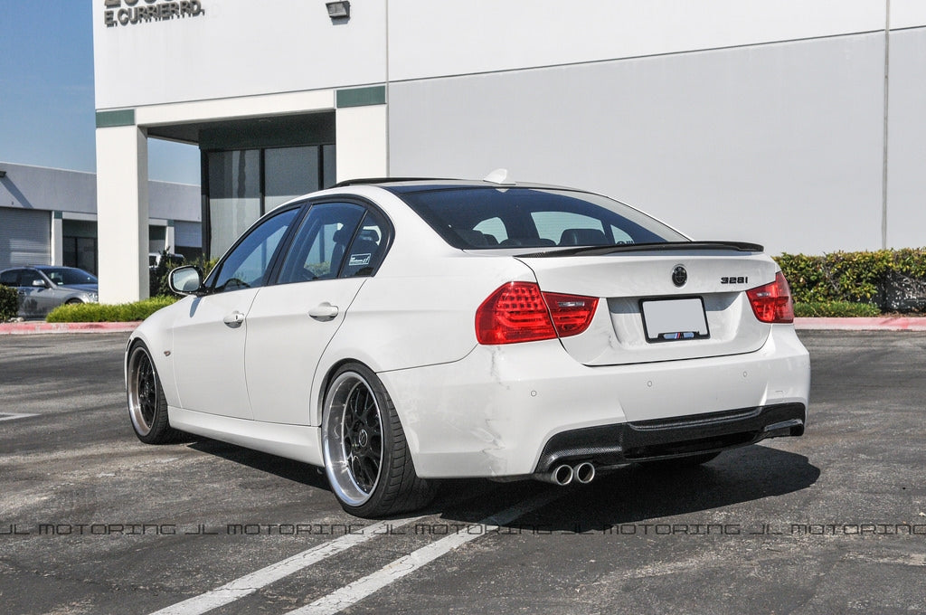 BMW E90 E91 3 Series 328 335 M Sport Carbon Fiber Rear Diffuser 