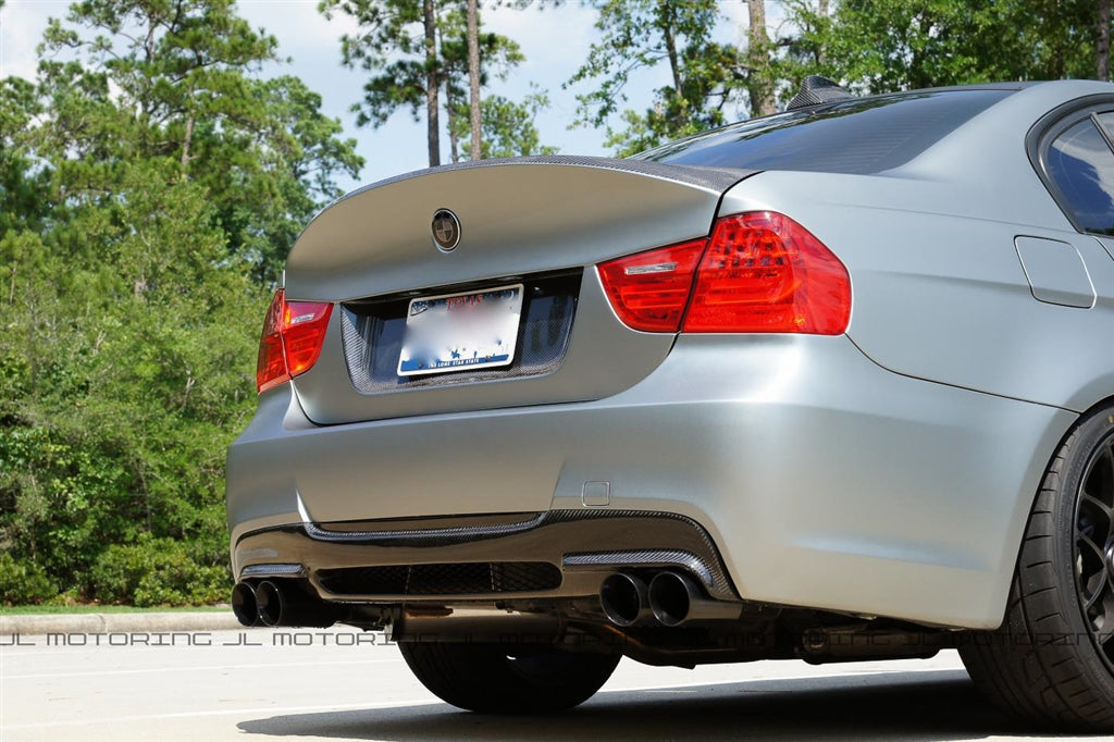 BMW E90 E91 3 Series 328 335 M Sport Carbon Fiber Rear Diffuser 