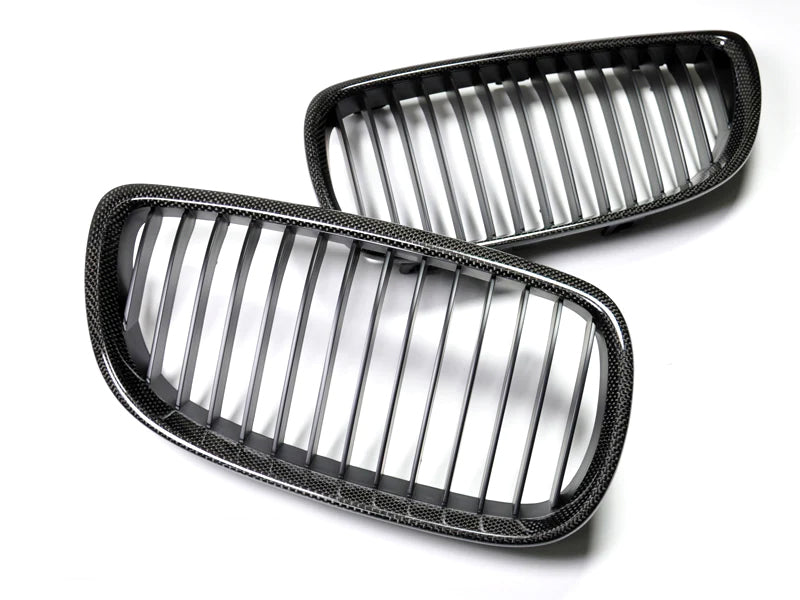 BMW E92 E93 LCI 3 Series 328 338 Carbon Fiber Front Grilles 