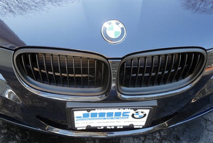 BMW Matte Black Front Grilles - E90 E91 LCI 3 Series 2009+ - JL Motoring