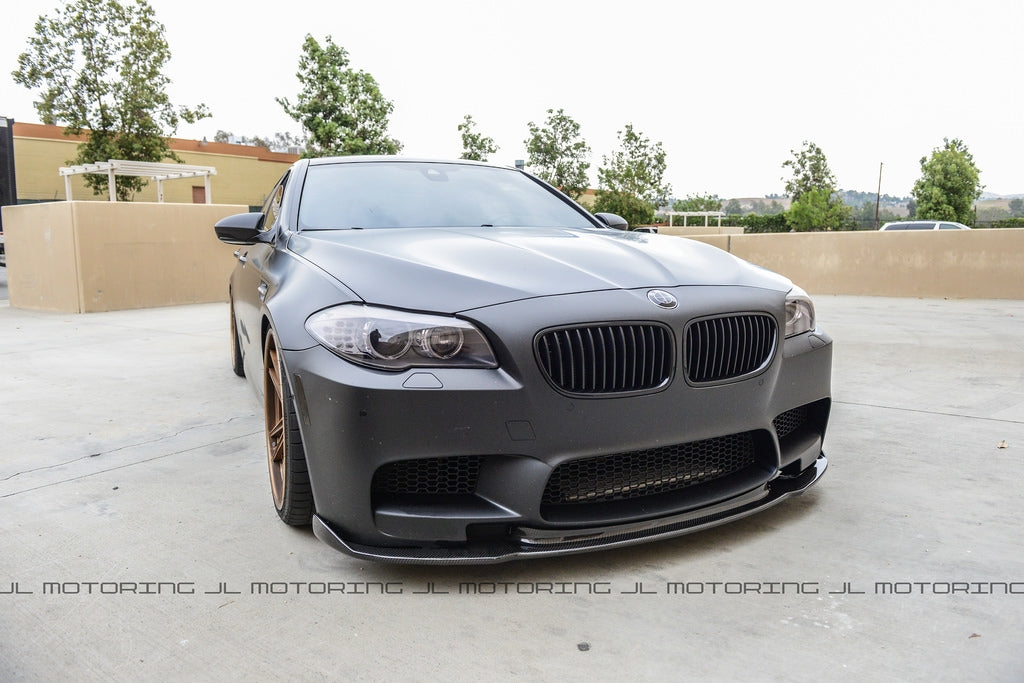 BMW F10 M5 V1 Carbon Fiber Front Spoiler