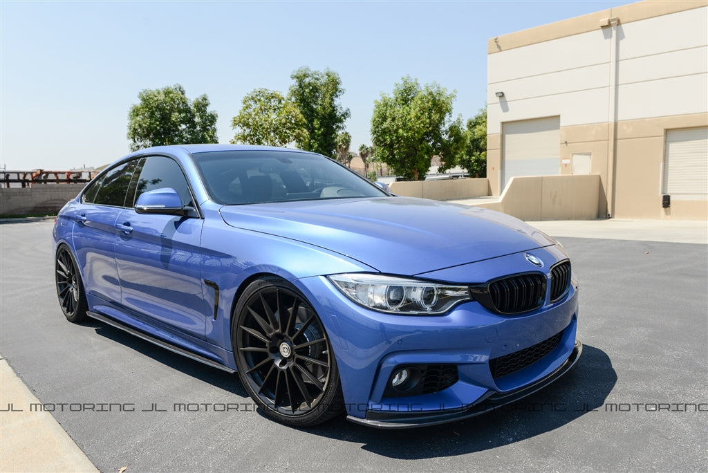 BMW F32 4 Series M Sport 3D Style Carbon Fiber Front Lip
