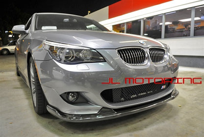 BMW E60 M Sport Carbon Fiber Front Spoiler - JL Motoring