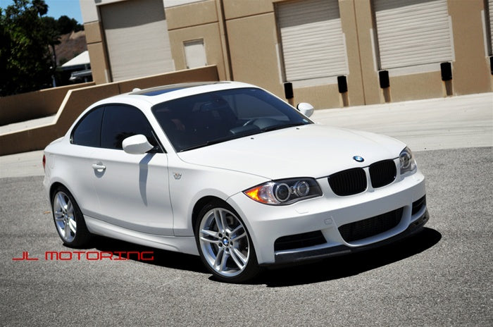 BMW E82 E88 M Tech Carbon Fiber Front Lip - JL Motoring