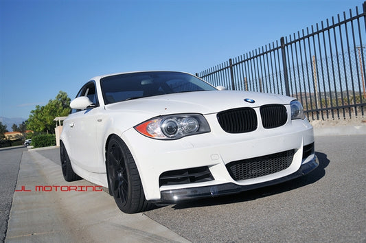 BMW E82 E88 M Tech Carbon Fiber Front Lip - JL Motoring