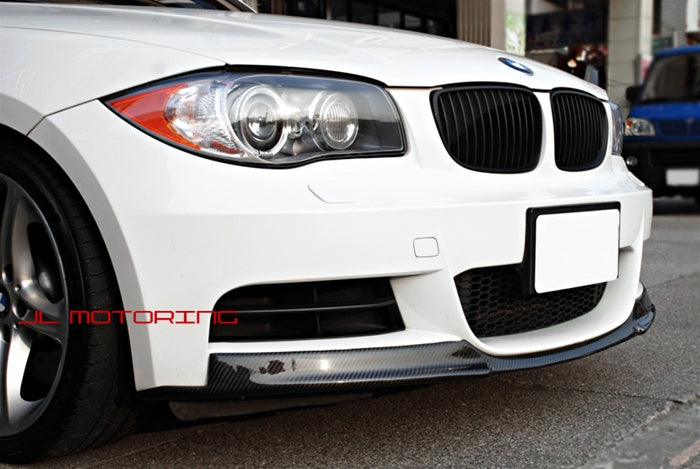 BMW E82 E88 M Tech Carbon Fiber Front Lip - JL Motoring