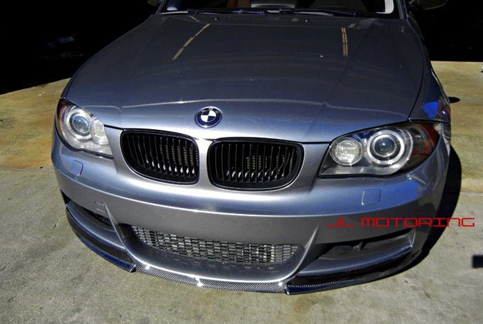 BMW E82 E88 M Tech Carbon Fiber Front Lip - JL Motoring