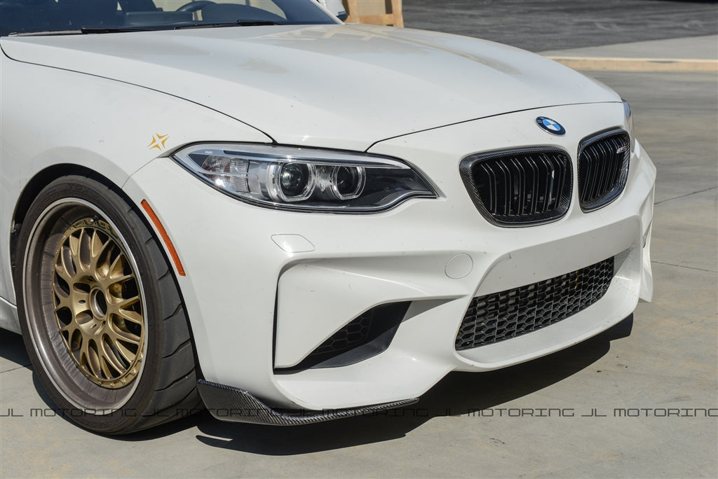 BMW F87 M2 Performance Carbon Fiber Front Splitters