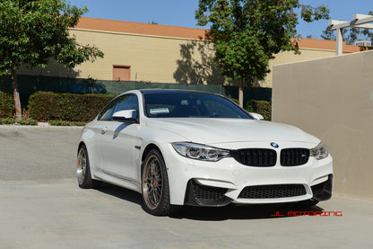 BMW F80 F82 F83 M3 M4 Carbon Fiber Front Splitters - JL Motoring