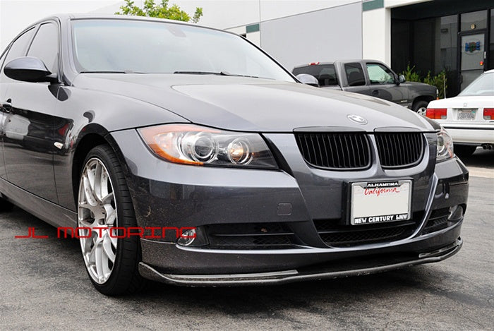 BMW E90 E91 3 Series H Style Carbon Fiber Front Spoiler