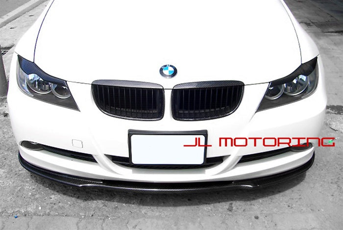 BMW E90 E91 3 Series Carbon Fiber Front Spoiler - JL Motoring
