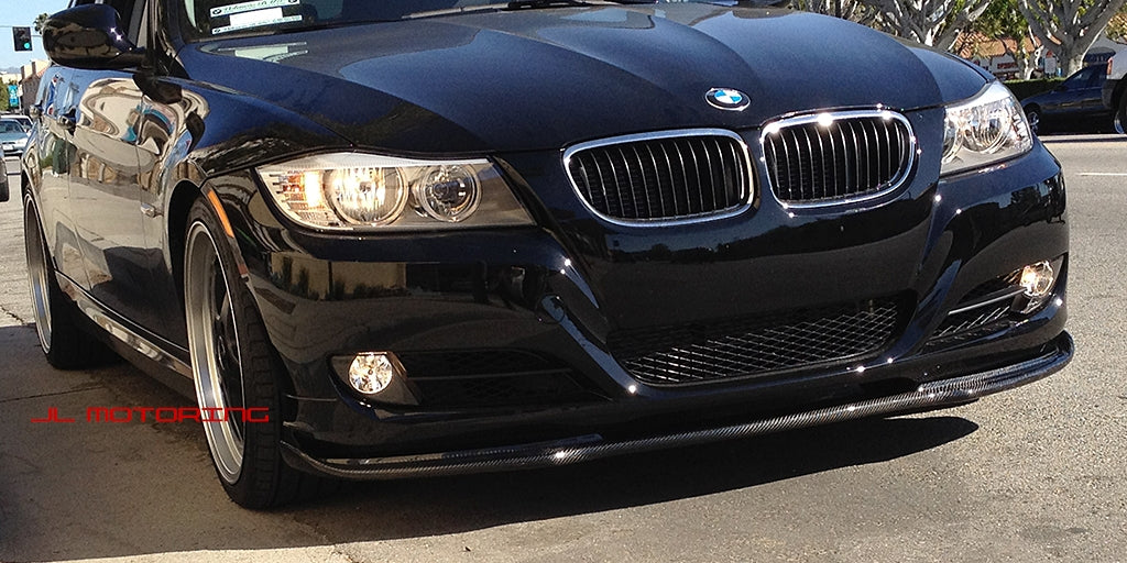 BMW E90 E91 3 Series Carbon Fiber Front Spoiler - JL Motoring