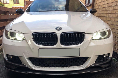 BMW E92 E93 3 Series M Sport Carbon Fiber Front Splitters - JL Motoring