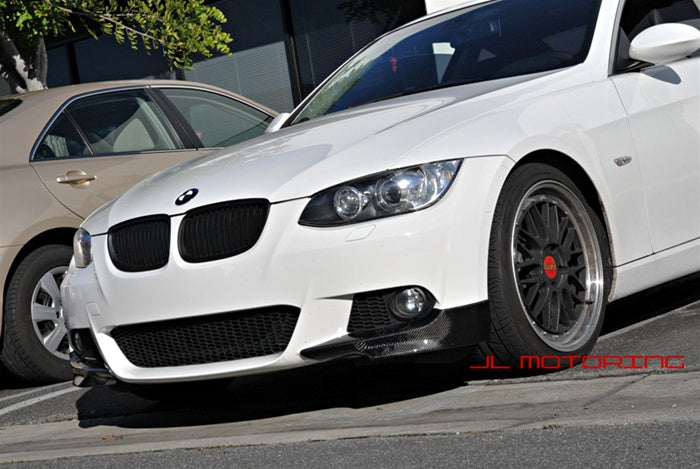 BMW E92 E93 3 Series M Sport Carbon Fiber Front Splitters - JL Motoring