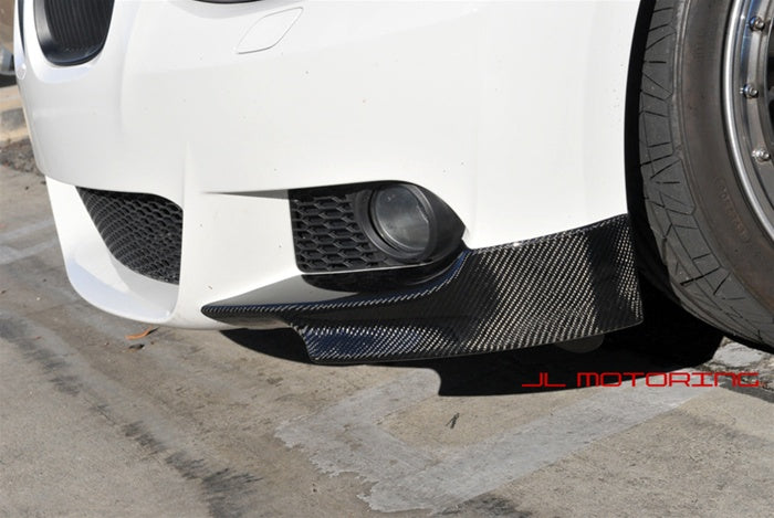 BMW E92 E93 3 Series M Sport Carbon Fiber Front Splitters - JL Motoring