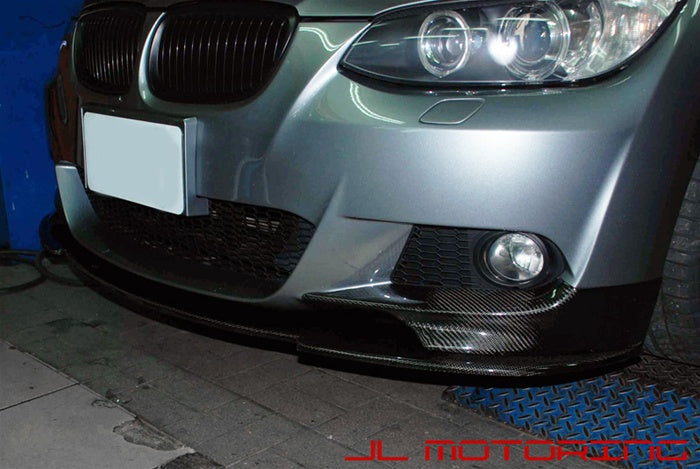 BMW E92 E93 3 Series M Sport Carbon Fiber Front Splitters - JL Motoring