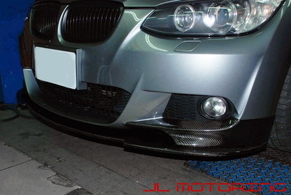 BMW E92 E93 3 Series M Sport Carbon Fiber Front Splitters - JL Motoring