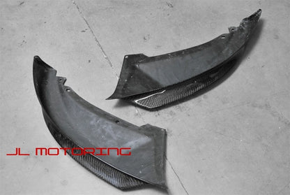 BMW E92 LCI 3 Series Performance Style Carbon Fiber Front Splitters - JL Motoring