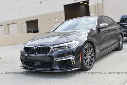 BMW G30 M Sport 3D Style Carbon Fiber Front Lip